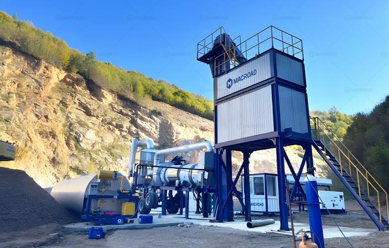 Mobile Asphalt Mixing Plant in Bosnia and Herzegovina