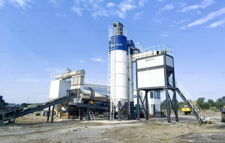 Mobile Drum Mix Asphalt Plant for Cross-Border Road in Croatia